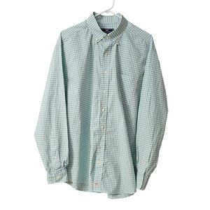 Vineyard Vines Classic Fit Murray Shirt Men's XL Long Sleeve Green Blue
